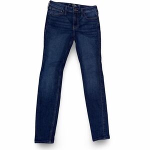 Hollister Skinny Jeans Women Size 25 Blue Low Rise Stretch Denim